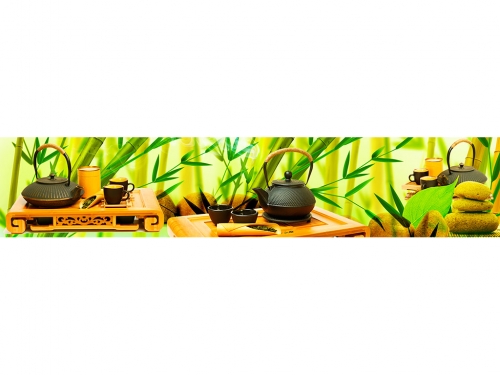 Фартук глянцевый МДФ Чайная Церемония