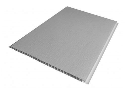 Панель ПВХ Холст серый