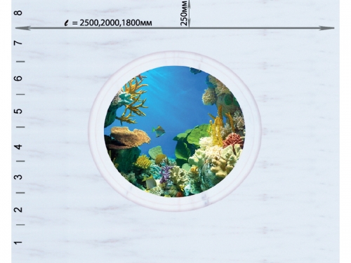 Потолочная панель ПВХ Novita Афалины