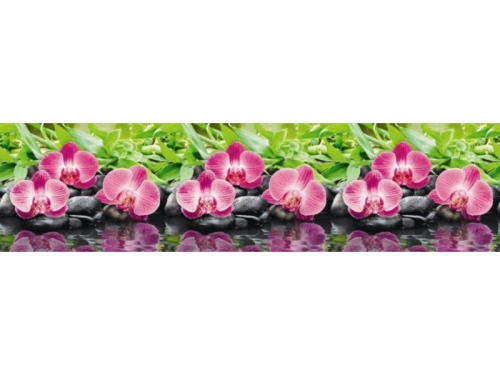Фартук для кухни Орхидеи