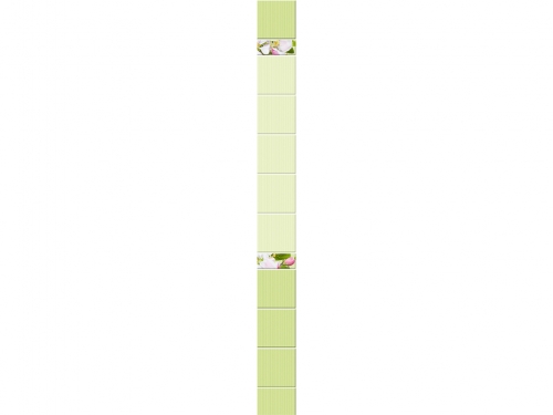 Панель ПВХ Unique Яблоневый цвет зеленый (фон)