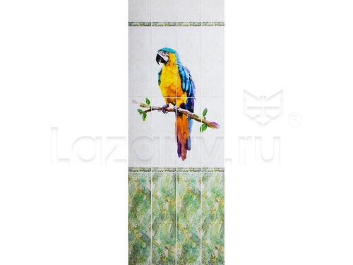 Панель ПВХ Панда Тропики (рисунок)