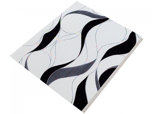 Панель ПВХ Вираж классик/ Черная волна