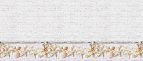 Фартук для кухни  Ракушки 611