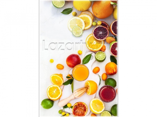 Защитное стекло Цитрусы для кухни