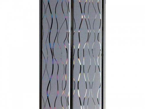 Двухсекционная панель с хромированной полосой Н1-20 Бриз