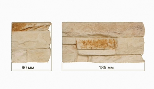 Декоративный элемент Песчаник 02-07 (90 мм)