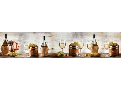 Фартук глянцевый МДФ Вино 3
