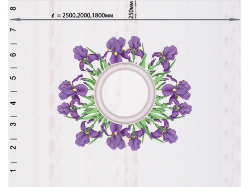 Потолочная панель ПВХ Novita Индиго