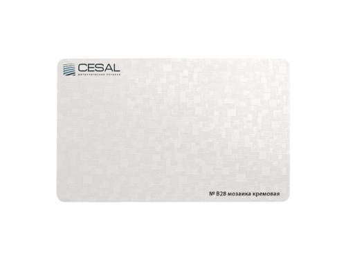 Кассета для потолка Cesal B28 Мозаика кремовая