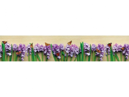 Фартук для кухни Гиацинты (3D фотопечать)