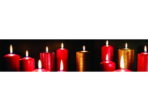 Фартук МДФ Свечи