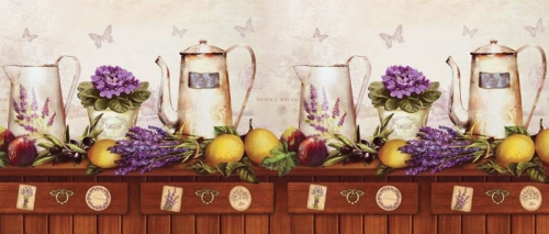 Фартук для кухни Альпийская лаванда /470