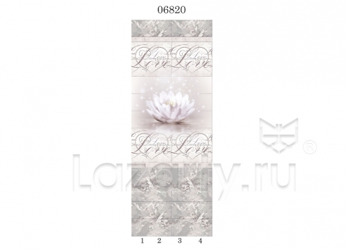 Панель ПВХ Панда Романтика (рисунок 3)