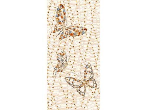 Панель ПВХ Янтарное сияние Бирюза