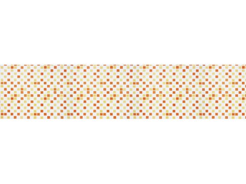 Фартук для кухни Мозаика оранжевая (фотопечать)