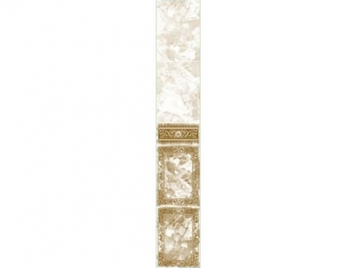 Панель ПВХ с фризом Барон коричневый