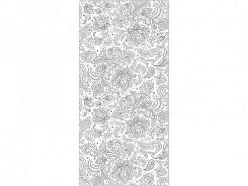 Панель ПВХ Орнамент серебро