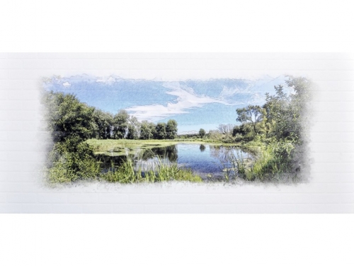 Панель МДФ Граффити Плёс