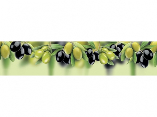 Фартук глянцевый МДФ Оливки