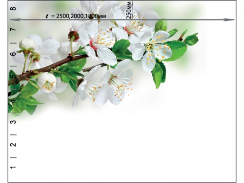 Потолочная панель ПВХ Novita Вишня