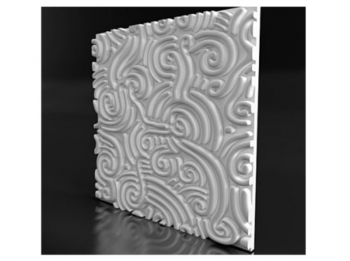Панель 3D гипсовая May