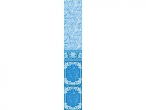 Панель ПВХ с фризом Лев-102Н топаз