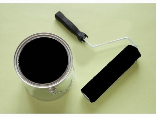 Краска светоотражающая для разметки Подорожник черная