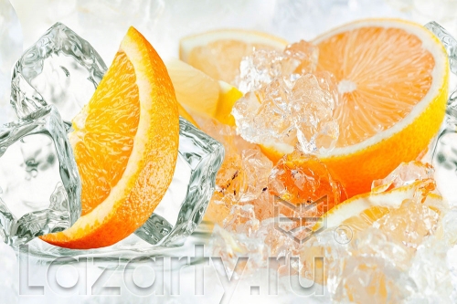 Защитное стекло Апельсины и лед для кухни