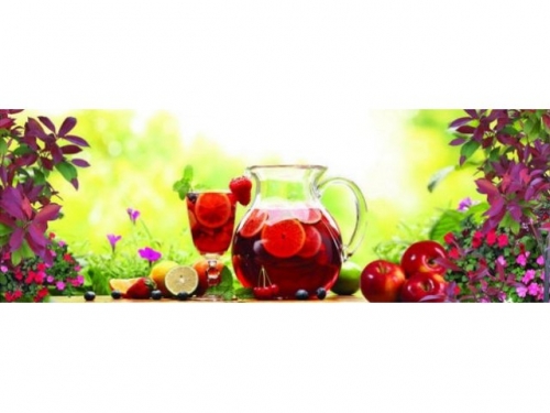 фартук из хдф элит летний сад 2070x695x3