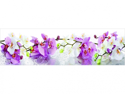 Фартук матовый МДФ Цветы 6 матовый