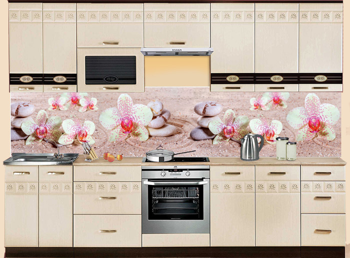 Фартук МДФ SP 127 с бассейном в интерьере