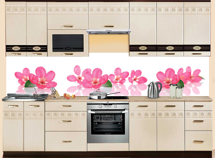 Фартук МДФ SP 140 с цветами