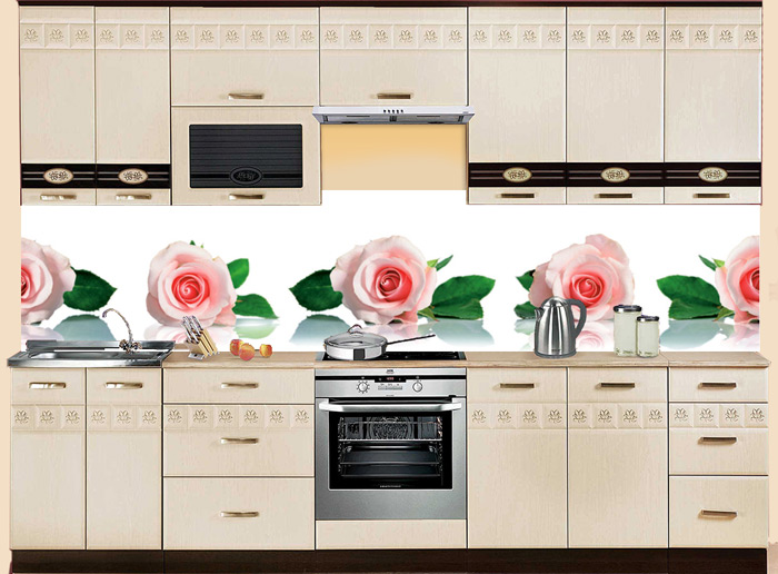 Фартук МДФ SP 145 с розами