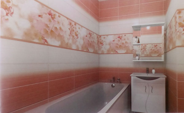 Панели ПВХ Юник Ханами в интерьере