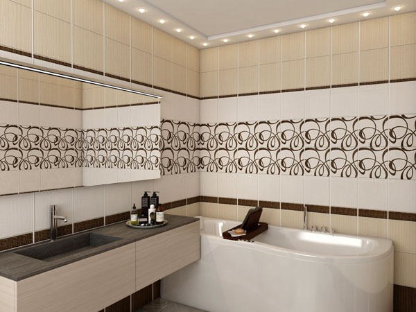 Панели ПВХ Юник Индиго в интерьере