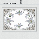 Потолочная панель ПВХ Novita Лилия