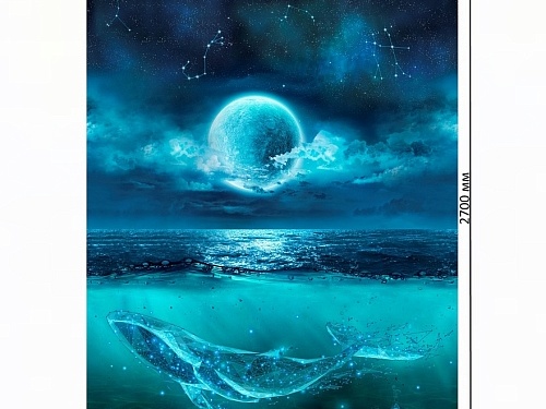 Панель ПВХ Панда Звездное сияние (узор 3)