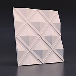 Панель 3D гипсовая Вписанные ромбы
