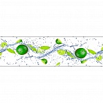 Фартук глянцевый МДФ Лаймы