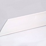 Уголок-срез на ванну керамический белый левый