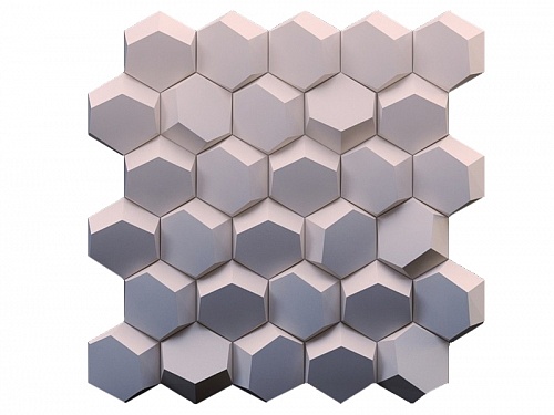 Панель 3D гипсовая Рози