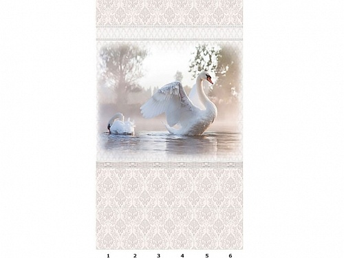 Панель ПВХ Панда Дамасский узор (рис. 1)