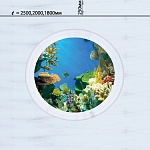 Потолочная панель ПВХ Novita Афалины