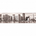 Фартук матовый МДФ Городской пейзаж 11