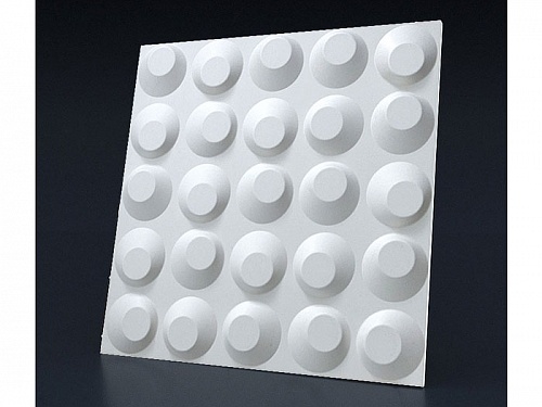 Панель 3D гипсовая Бамп