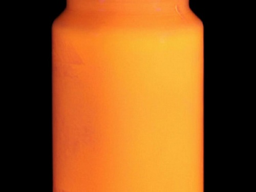 Краска люминесцентная для авто оранжевая / оранжевая