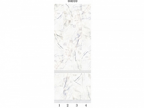 Панель ПВХ Панда Белый мрамор (рис.1)