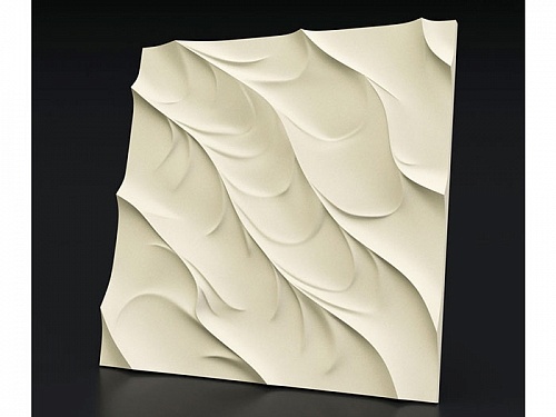 Панель 3D гипсовая Волна каноэ