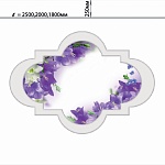 Потолочная панель ПВХ Novita Нежность